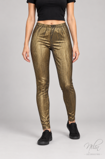 Leggings fényes, arany S-M Leggings fényes, arany S-M