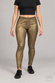 Leggings fényes, arany L-XL Leggings fényes, arany L-XL